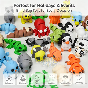 Premios para Fiestas Temáticas, Modelos de Animales Impresos en 3D, Paquete Personalizado, Bolsas Misteriosas Sorpresa - Product Image 3