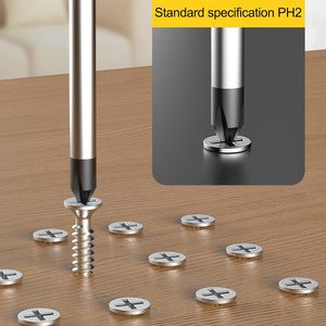 Sipery <b>Phillips</b> <b>Screwdriver</b> 600 Mm Chrome Vanadium Steel Anti Slip Grip Magnetic Tip <b>Set</b> For Diy Repair - Product Image 5