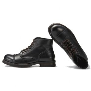 Nouvelles Bottes Homme Haut de Gamme 2024 pour Bureau, Soirées et Carrière – Rétro, Faites à la Main, Imperméables, Respirantes et Rehaussantes - Product Image 6