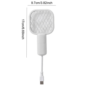 เครื่องฆ่ายุงไฟฟ้าขนาดเล็ก5ชั้นขนาดกะทัดรัดพกพาอินเตอร์เฟซ USB ไม้ตีแมลงวันไฟฟ้าสำหรับบ้านกลางแจ้งตั้งแคมป์ - Product Image 6