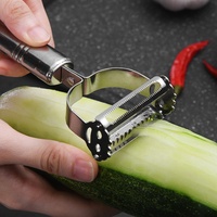 Groothandel RVS Keuken Creatieve Gereedschappen Benodigdheden Fruit- en Groenteschiller Multifunctionele Meloen Schiller