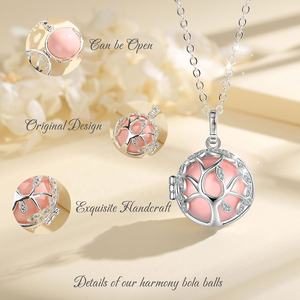 Collier pendentif <span class=keywords><strong>Bola</strong></span>, pendentif motif arbre <span class=keywords><strong>de</strong></span> vie, carillon <span class=keywords><strong>de</strong></span> l'ange, appel mexicain, harmonie, <span class=keywords><strong>grossesse</strong></span> - Product Image 5