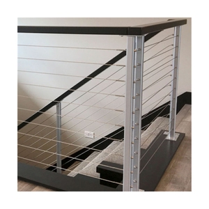 Prix compétitif, <span class=keywords><strong>balustrade</strong></span> de 15 à 20 pieds, <span class=keywords><strong>balustrade</strong></span> en aluminium pour balcon extérieur, <span class=keywords><strong>terrasse</strong></span>, balustrades de <span class=keywords><strong>toit</strong></span>, main courante, garde-corps de pont, garde-corps à câble - Product Image 4