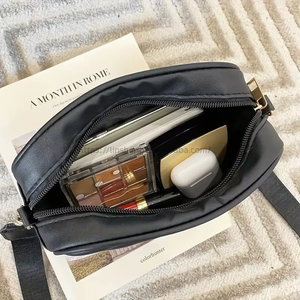 Fashion Ladies Cross-Body Shoulder <b>Camera</b> <b>Bag</b> Women's New Storage Phone <b>Bag</b> Single Strap Zipper Closure PU Messenger <b>Bags</b> - Product Image 6