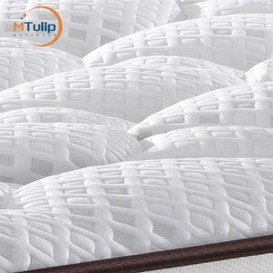 Toptan ikiz çift kraliçe kral karyola iskeleti yatak Roll up ile kutuda lüks yatak soğutma fanı cep yaylı şilte - Product Image 5