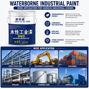 Pintura Industrial a Base de Agua, Revestimiento Protector de Metal a Base de Agua, Pintura Industrial Antioxidante para Estructuras de Acero y Maquinaria - Product Image 5