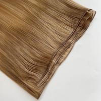 Meilleures ventes sur le marché capillaire : Tissages invisibles Genius Weft, couleurs foncées/claires/balayage, possibilité de personnalisation avec logo