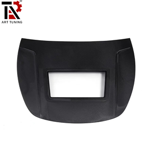 Pour <span class=keywords><strong>capot</strong></span> en fibre de carbone <span class=keywords><strong>Tesla</strong></span> Model Y avec manteau transparent, style carbone humide transparent - Product Image 1