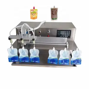 Top Product 304 316L Stainless Steel Beverage Suction Nozzle Bag Filling Machine Of Apple Juice