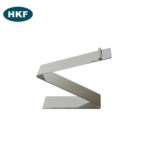 Magasin de chaussures support de chaussures fil métallique chromé étagère à chaussures dorée pour magasin de vêtements - Product Image 6