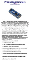 Placa Controladora de Microcontrolador NANO V30 Nano V3.0 ATMEGA328P CH340 2014 con Interfaz Tipo-C
