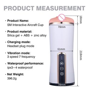 Copa masturbadora masculina automática, masturbación potente con vibración, pene, Vagina Real, bolsillo eléctrico, juguete sexual para hombres - Product Image 2