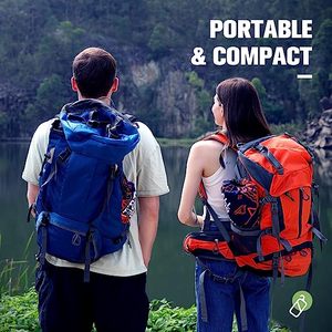 WOQI Ultraligero Resistente al desgaste Plegable Impermeable 4 Estaciones Colchoneta para dormir con almohada Colchoneta para acampar - Product Image 6
