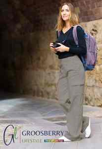 Pantalones Cargo Verde Oliva para Mujer, Cintura Alta, Pierna Ancha, Casuales, con Bolsillos, Estilo Urbano - Product Image 4