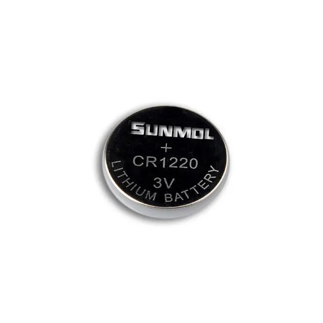 Yeni en iyi OEM Sunmol özel etiket 40mAh 3v lityum düğme pil CR1220 pil için kamera