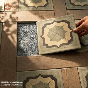 <span class=keywords><strong>Azulejos</strong></span> de porcelana con diseño floral <span class=keywords><strong>verde</strong></span> vintage de 200x200, precio de fabricante, <span class=keywords><strong>azulejos</strong></span> mate de 8x8 pulgadas para pisos interiores de casas. - Product Image 2