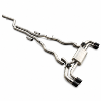 Pour BMW 540i B58 3.0T G30, échappement en acier inoxydable avec soupape de commande à distance Valvetronic, silencieux avec système CatBack et embouts