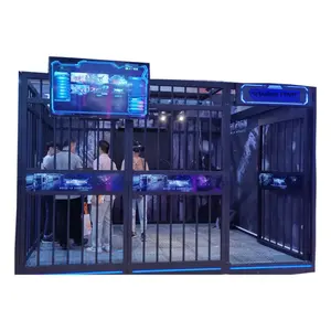 Parque de atracciones Walker Gafas inalámbricas Realidad Virtual 9d juego de disparos de escape máquina VR habitación juego de pistola