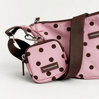 Ensemble Harnais et Laisse pour Chien Personnalisé avec Logo, Motif Pois, Fabricant OEM, avec Collier et Laisse pour Chien avec Nœud Papillon – Vente en Gros