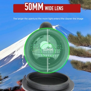 Monoculaire 12X50 pour adultes, haute puissance, avec prisme BAK-4 et lentille FMC, télescope monoculaire avec sangle de transport pour l'observation des oiseaux - Product Image 6