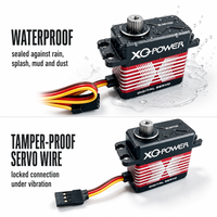 Voiture RC à l'échelle 1/5, 4x4, servo XQ-POWER XQ-BLS8175D, couple élevé de 75 kg, étanche, engrenages en aluminium CNC et acier inoxydable, 8,4 V, OEM