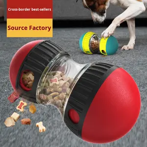 Etkileşimli Yuvarlanan Ödül Topu, Zihinsel Stimülasyon ve Eğitim için Yavaş Besleme Köpek Oyuncağı - Product Image 2