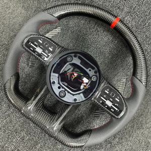 Volant de voiture en fibre de carbone pour <span class=keywords><strong>Mercedes</strong></span> benz AMG Gle Gls W219W204 W205 W211 W212 W213 W214 W215 Volant de voiture - Product Image 3