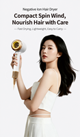Sèche-cheveux ionique électrique portatif 1600W, professionnel pour salon et usage domestique, haute vitesse pour hôtel et extérieur