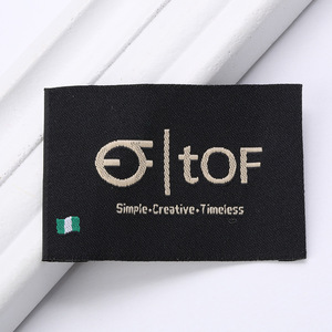 Tùy chỉnh nhãn hiệu quần áo riêng, nhãn vải cổ dệt cao cấp - Product Image 3