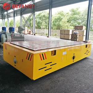 รถเข็นส่งแบตเตอรี่ไฟฟ้าแบบไม่มีร่องรอยสำหรับโรงงานผลิตใช้เครื่องยนต์หนัก - Product Image 6