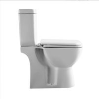 Ensemble de cuvette de toilette deux pièces avec couvercle de siège en pp, articles sanitaires pour salle de bain