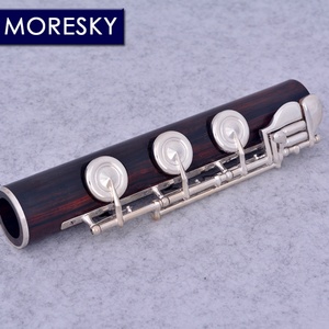 Flûte en bois de séquoia MORESKY 17 trous ouverts, clé E plaquée argent, cocobolo, professionnelle MFL-203 (OEM) - Product Image 5