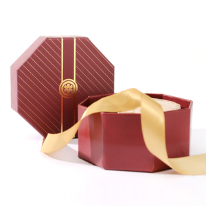 cosmetic packaging <b>gift</b> <b>box</b> in hexagon with custom logo cosmetic packaging paper boxes - Product Image 6