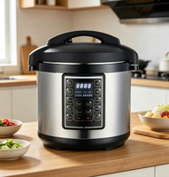 Cuisinière à riz électrique grande capacité avec maintien au chaud automatique pour approvisionnement en gros PC22 5L(900W)/6L(1000W)