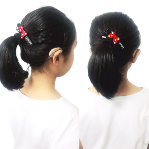 Clip de Seguridad para Audífonos BTE para Niñas, Otoclip con Cuerda Amarilla de 35 cm de Longitud, Hecho de Nailon/PVC/Silicona para Evitar Pérdidas por Caídas - Product Image 2