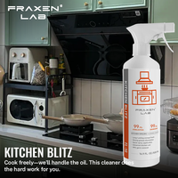 Dégraissant multi-usages pour cuisine, parfum orange, dégraissant puissant pour cuisinières, fours, grilles, usage en restaurant
