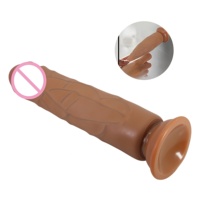 Dildo réaliste flexible à ventouse de la marque BAILE, jouet sexuel pour adultes en TPR souple