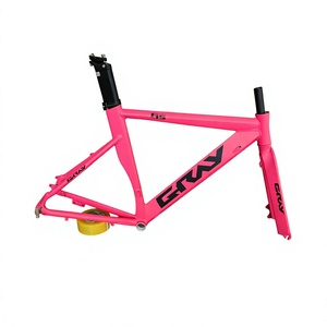Cadre de vélo GRAYF15 élégant en alliage d'aluminium 29 pouces, frein à disque, aérodynamique, pour le cyclisme urbain, conçu pour les configurations personnalisées à pignon fixe, avec câblage interne - Product Image 4
