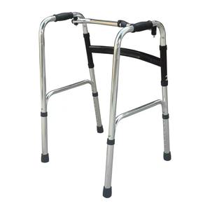 Déambulateur Hengshunhe en acier inoxydable à courbure simple avec roues pour l'assistance à la mobilité des personnes âgées - Product Image 4