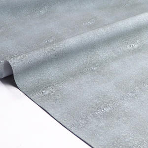 Chaises en cuir PVC galuchat gaufré Demi-étuis en PU Armoires de paquet Couvrant le cuir artificiel grainé - Product Image 3