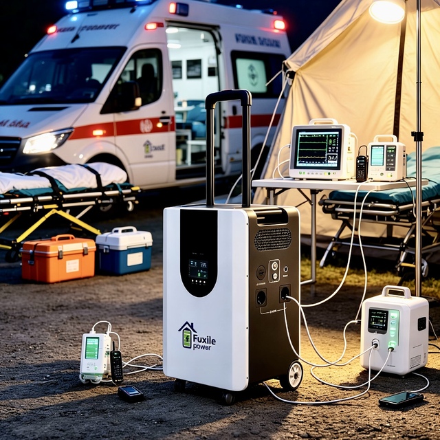 Smart 3000W Portable Solar Power Station 4.5kWh Battery Backup System for Emergency, RV Travel and Off-Grid Power
