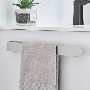 Nero bagno/armadio da cucina in acciaio inox senza perforazione carta igienica porta asciugamani adesivo adesivo - Product Image 2