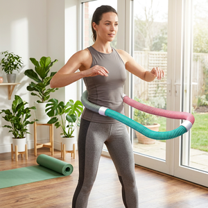 Aro de <span class=keywords><strong>Hula</strong></span> <span class=keywords><strong>Hoop</strong></span> de Espuma Desmontable con Luces, Personalizable de Fábrica, Moldeado por Soplado, Modelo <span class=keywords><strong>2022</strong></span> para Realce de Senos, Hermoso - Product Image 1