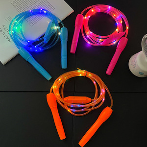 <b>Light</b> Up Jump <b>Rope</b> Led Flashing <b>Rope</b> Colorful Luminous Toy For Kids Unisex Plastic Sports Equipment - Product Image 2