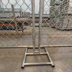 Panneaux de clôture temporaire à maillons amovibles populaires aux États-Unis pour la construction, le stockage et la sécurité des cours - Product Image 3