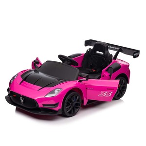 Voiture électrique pour enfants Maserati sous licence, 12V, 4 roues motrices, en plastique, avec lecteur de musique, port auxiliaire, télécommande 2.4G, unisexe, pour les enfants de 2 à 7 ans - Product Image 6