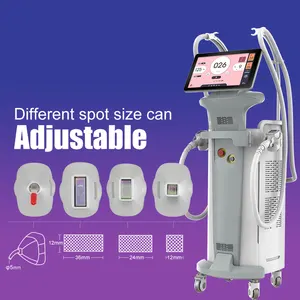 Beauty Equipment Double Handles Crystal Free Machine Lcd Diode Laser Hair Removal
