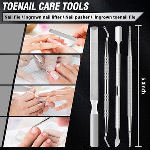 Kit de manucure pédicure avec logo personnalisé coupe-ongles professionnel coupe-cuticules ongles kit de toilettage coupe-ongles ensemble 16 en 1 - Product Image 3