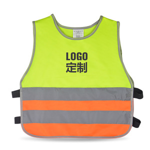 Likai Children's Reflective Safety Vest Fluorescent High Visibility For School Outings And Study Tours Custom Logo Available - Product Image 5
