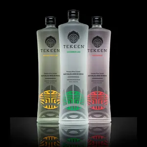 Recyclebare Glazen Flessen Voor Cognac Wodka 700Ml 750Ml Matglazen Fles Gin Tequila Whisky Brandewijn Glazen Alcoholfles